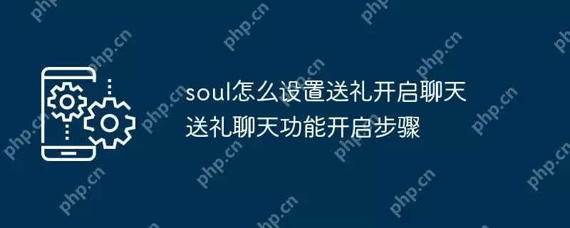 soul怎么设置送礼开启聊天 送礼聊天功能开启步骤