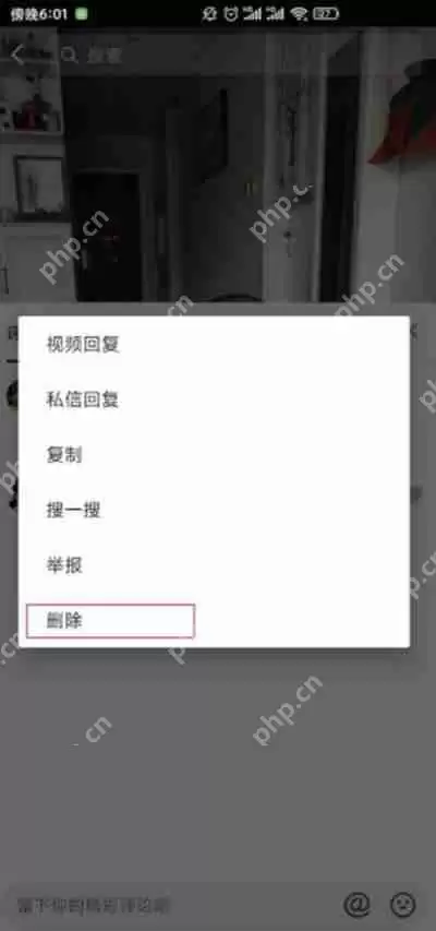 抖音怎么删除别人的恶意评论