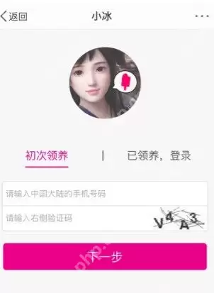 微信小冰虚拟女友怎么领取