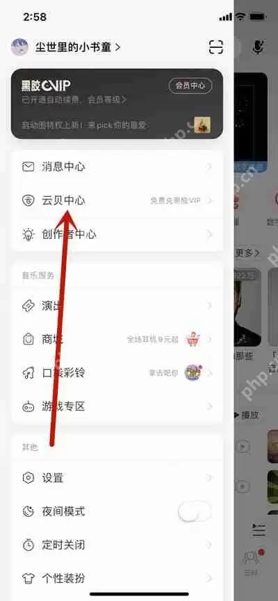 网易云音乐云贝怎么兑换黑胶会员