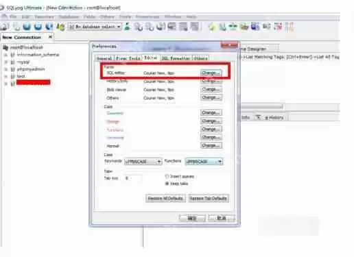 Sqlyog怎么修改显示字体大小 Sqlyog修改字体大小方法详解