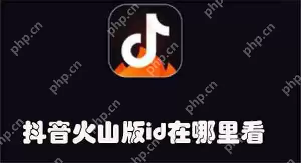 抖音火山版id在哪里看