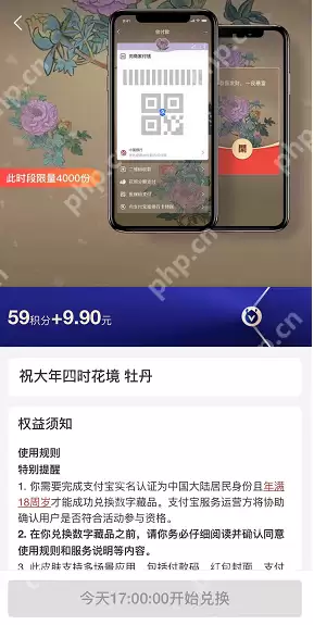 支付宝祝大年四时花镜皮肤怎么获得