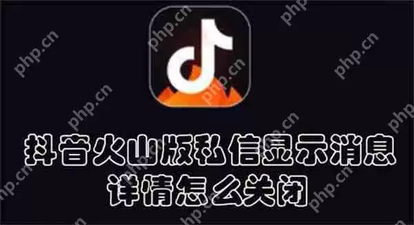 抖音火山版私信显示消息详情怎么关闭
