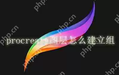 procreate图层怎么建立组