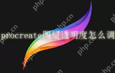 procreate图层透明度怎么调