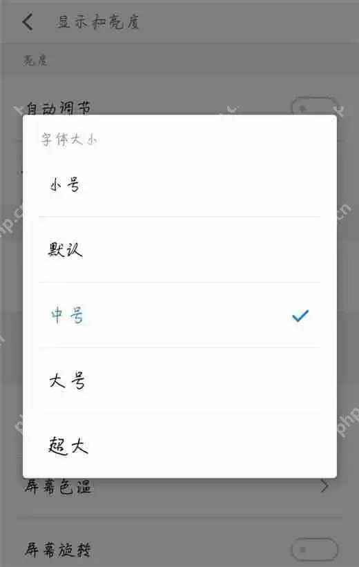 在魅族15中怎么设置字体大小？设置字体大小的方法介绍