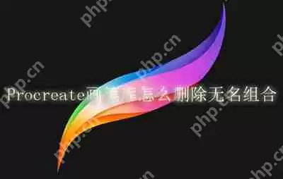 Procreate画笔库怎么删除无名组合