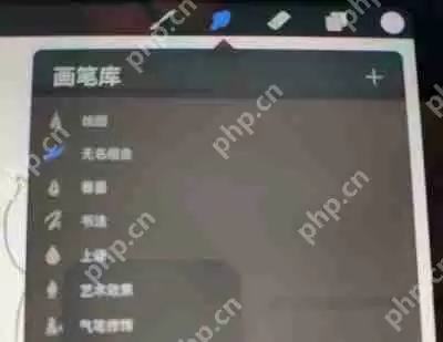 Procreate画笔库怎么删除无名组合