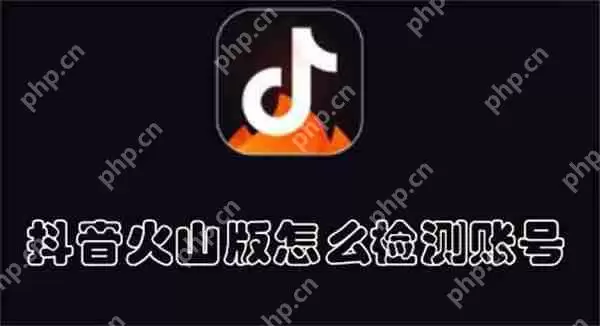 抖音火山版怎么检测账号