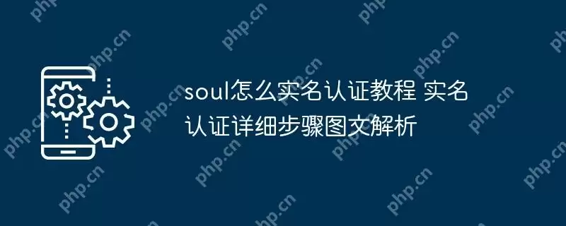 soul怎么实名认证教程 实名认证详细步骤图文解析