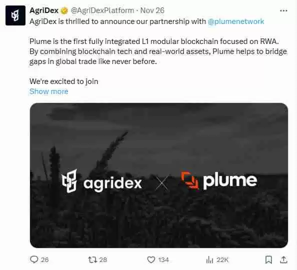 什么是AgriDex？团队、成就、代币经济学和代币分配介绍