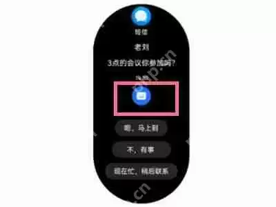 华为gt3pro短信怎么回复