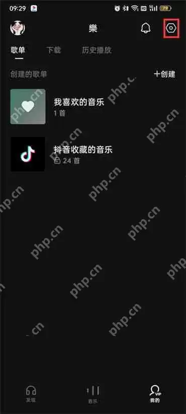 汽水音乐同步抖音怎么关闭