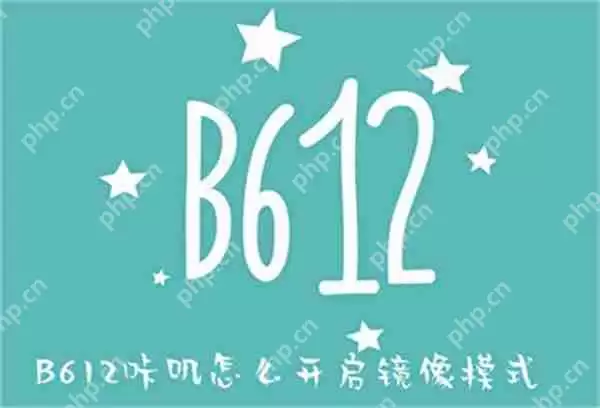 B612咔叽怎么开启镜像模式