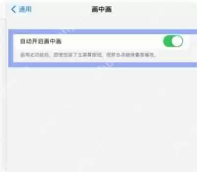 iPad怎么打开画中画