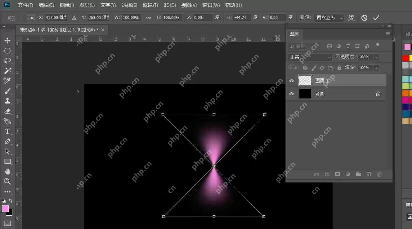 ps怎么设计绽放的花朵光束特效?ps设计绽放的花朵光束特效方法
