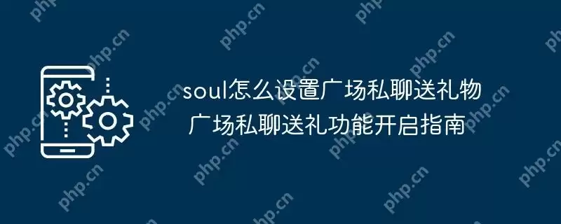 soul怎么设置广场私聊送礼物 广场私聊送礼功能开启指南