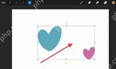 Procreate怎么选择多个图层同时移动