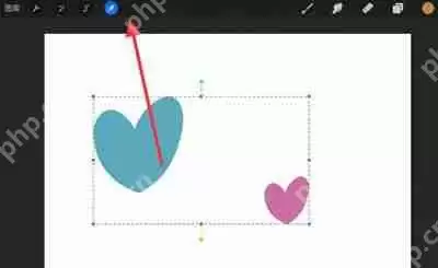 Procreate怎么选择多个图层同时移动