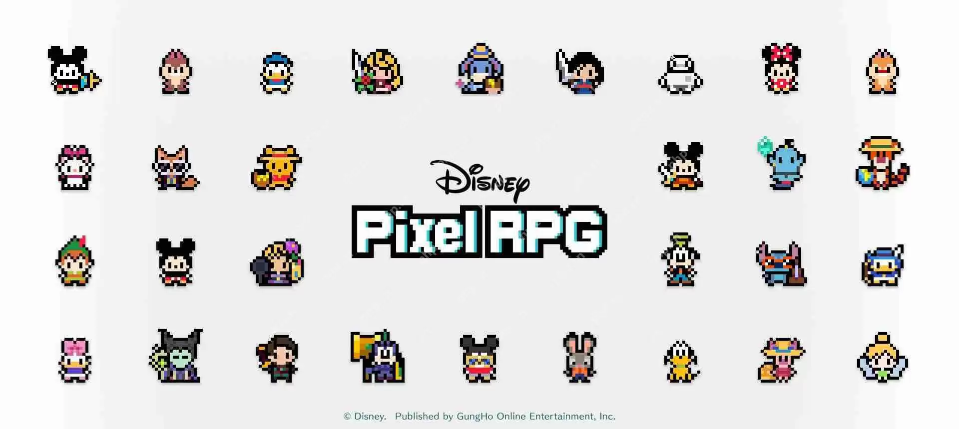 《Disney Pixel RPG》现已正式推出 与「迪士尼」角色们一同踏上游览游戏世界的大冒险！