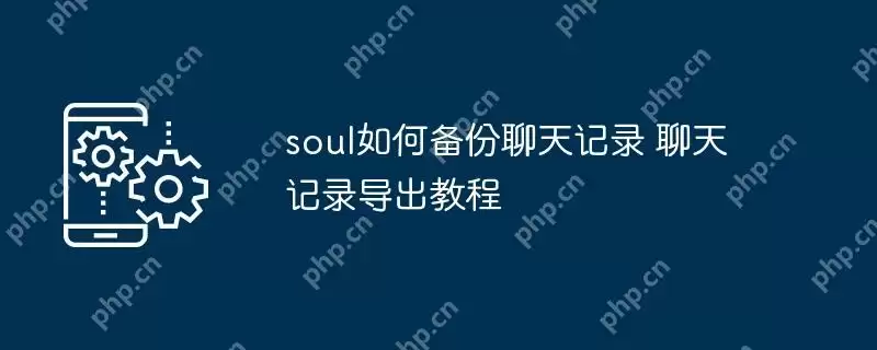 soul如何备份聊天记录 聊天记录导出教程