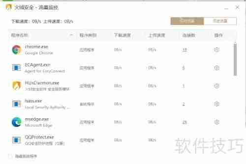 如何实时监控电脑的网络流量使用情况
