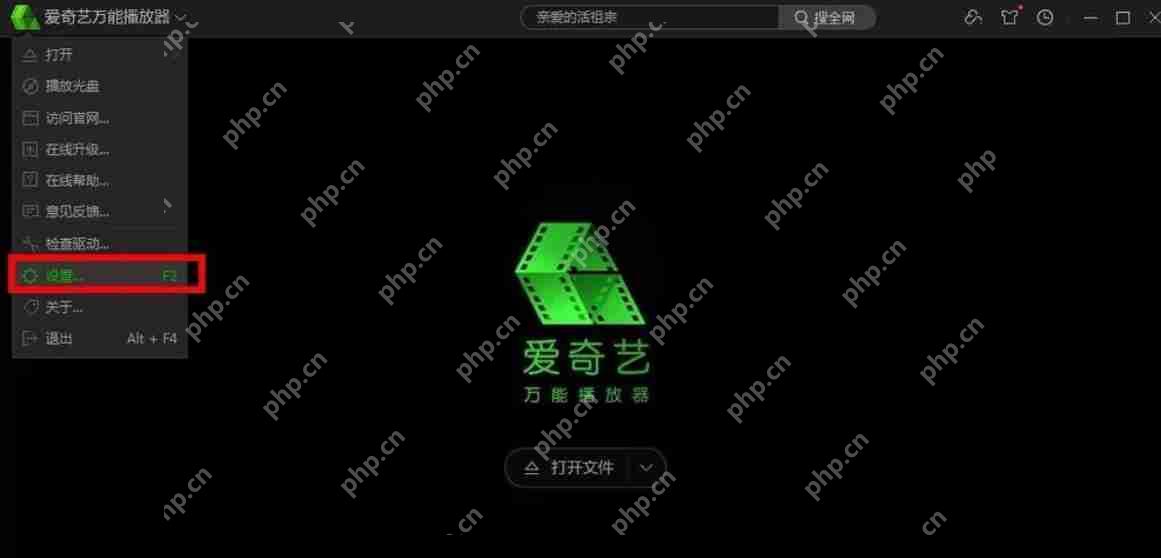 爱奇艺万能播放器怎么设置老板键？-爱奇艺万能播放器设置老板键的方法