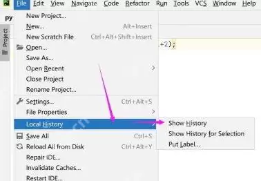 pycharm怎样查找文件历史记录？pycharm查找文件历史记录的方法