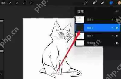 Procreate怎么填色不覆盖线稿