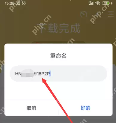 迅雷下载文件名如何复制