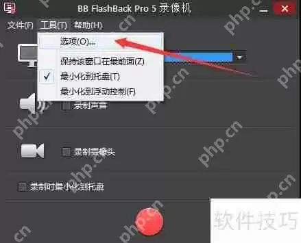 BB FlashBack录像机从摄像头捕获视频帧数教程