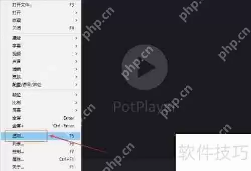 PotPlayer视频录制设备类型如何切换为捕获