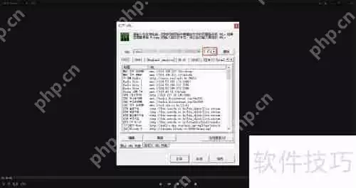 KMPlayer播放并保存直播视频
