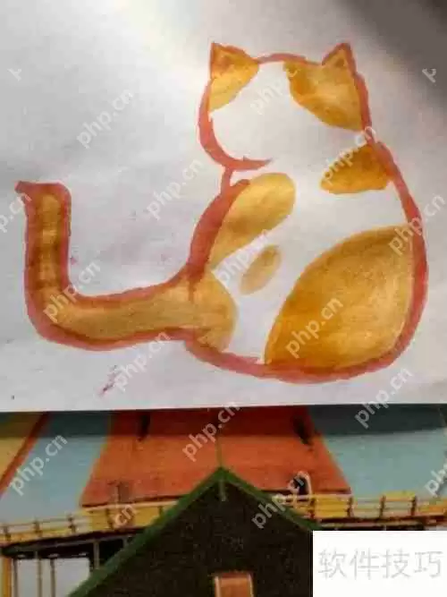 网红橘猫水粉画教程：一步一步教你画出可爱猫咪