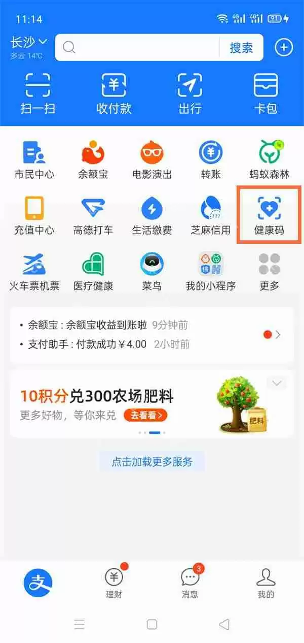 支付宝健康码全名怎么显示