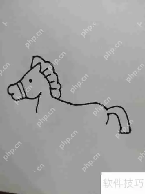 木马简笔画教程：一步步教你画出可爱的木马