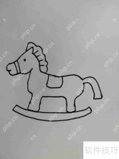 木马简笔画教程：一步步教你画出可爱的木马