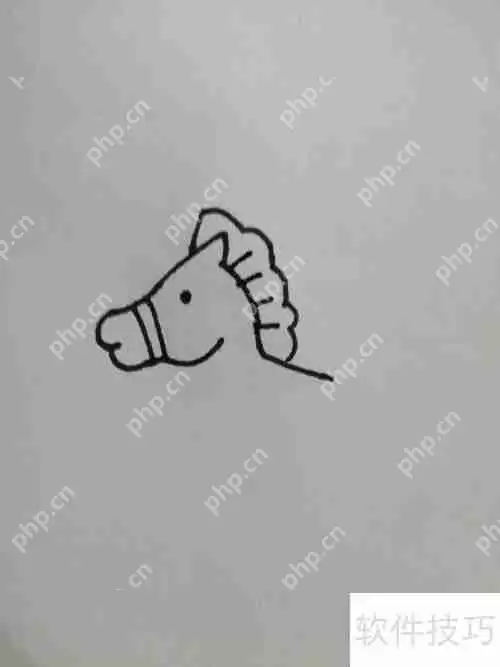木马简笔画教程：一步步教你画出可爱的木马