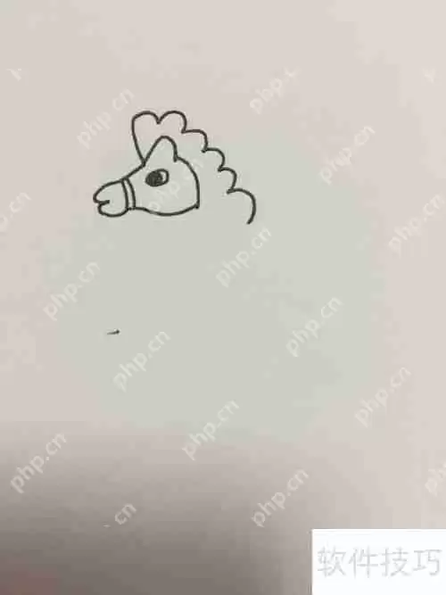 如何画一只木马：简单易学的简笔画教程
