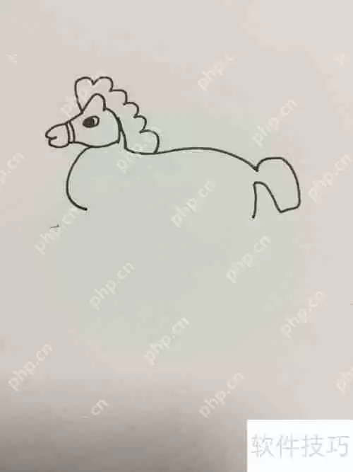 如何画一只木马：简单易学的简笔画教程