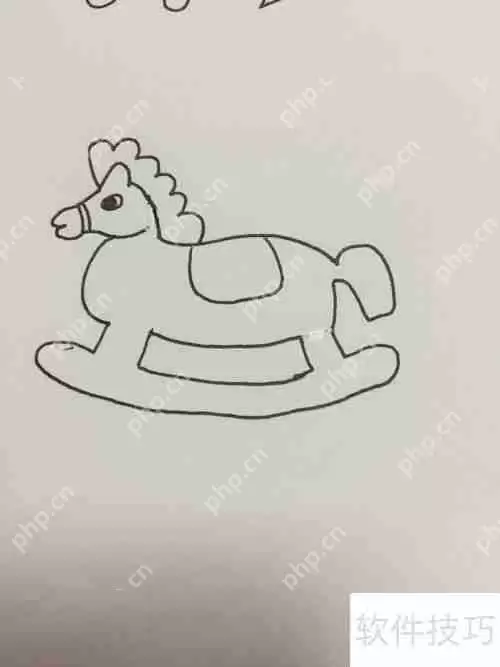 如何画一只木马：简单易学的简笔画教程