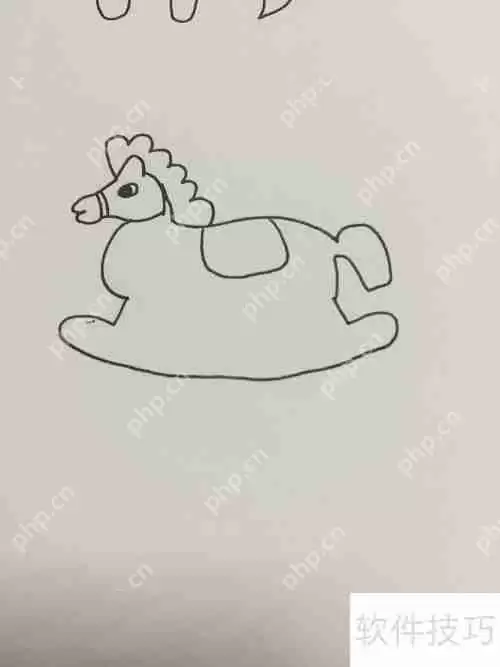 如何画一只木马：简单易学的简笔画教程