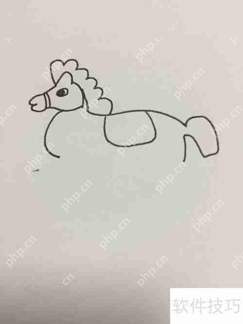如何画一只木马：简单易学的简笔画教程