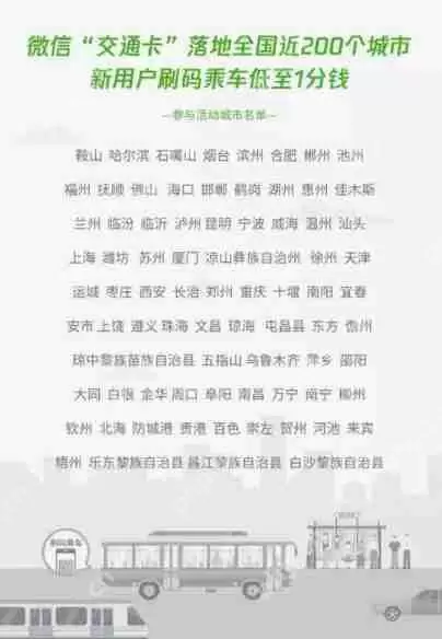 微信交通卡有优惠吗？微信交通卡乘车方法分享