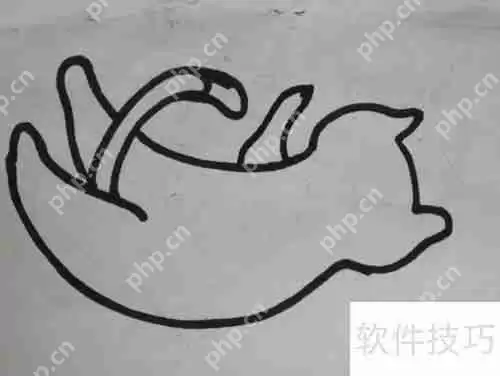 简单又可爱的猫的简笔画，学会画猫只需要5分钟！