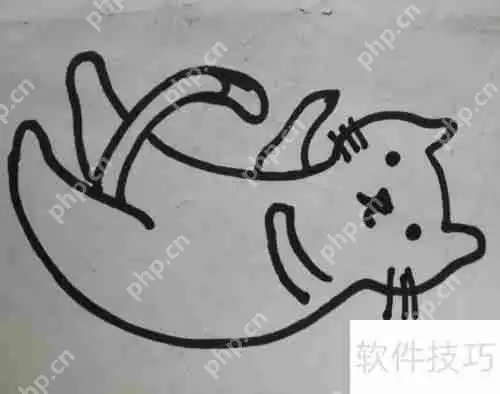 简单又可爱的猫的简笔画，学会画猫只需要5分钟！