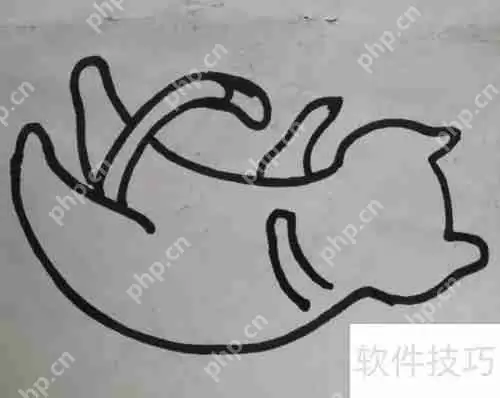 简单又可爱的猫的简笔画，学会画猫只需要5分钟！