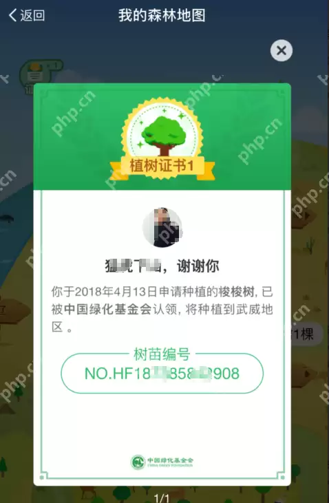 在支付宝里怎么获得蚂蚁森林环保证书？蚂蚁森林环保证书获取方法说明