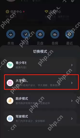 酷狗音乐怎么设置大字体?酷狗音乐设置大字体方法